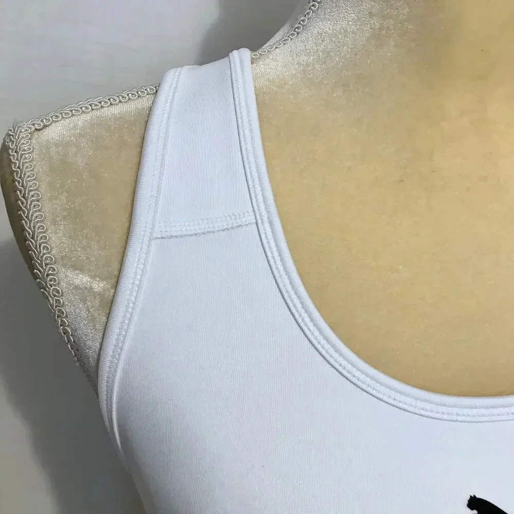 Puma NWT White Sports Bra Women S